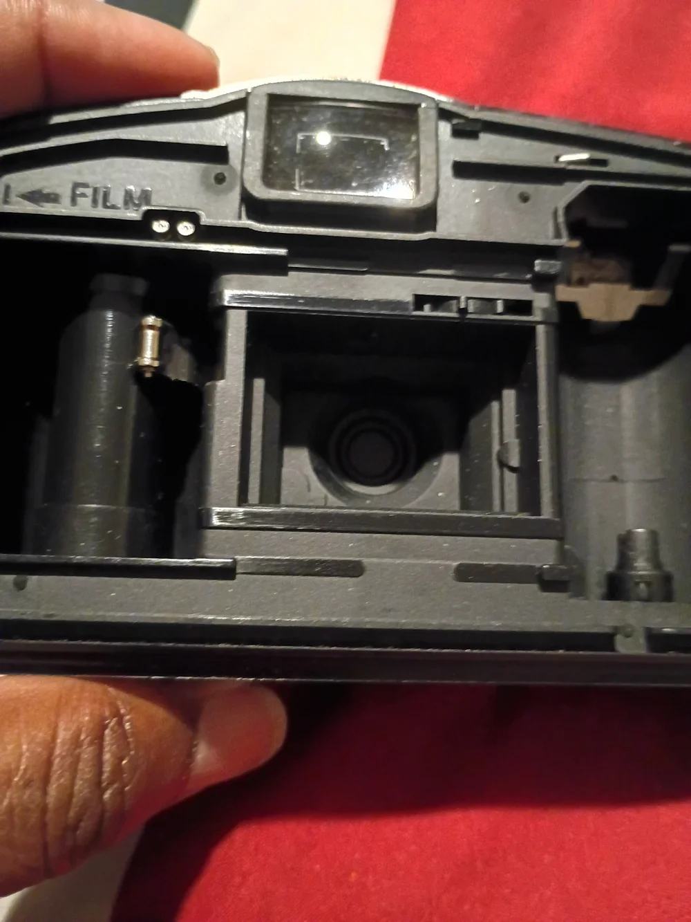 Canon Sure Shot Owl 35mm Film Camera - Black. Tested And Working. GUC. OBO